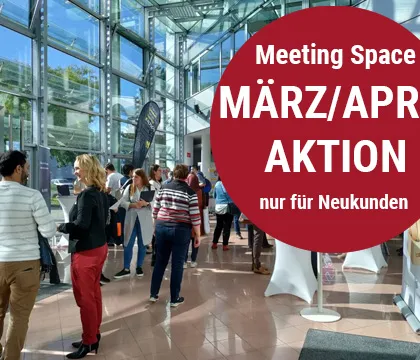 Frühjahrsaktion im März und April 2025 für das Foyer im TIC Steyr